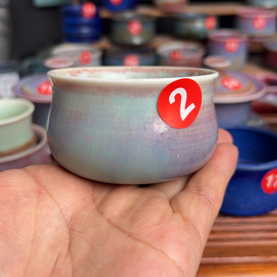 手工制作钧窑茶器