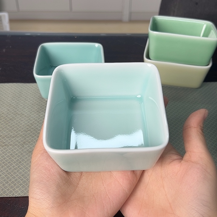 龙泉云间青瓷小米茶器