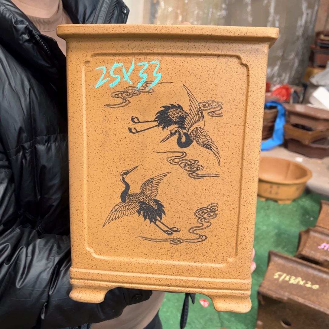 紫砂花盆紫砂花盆