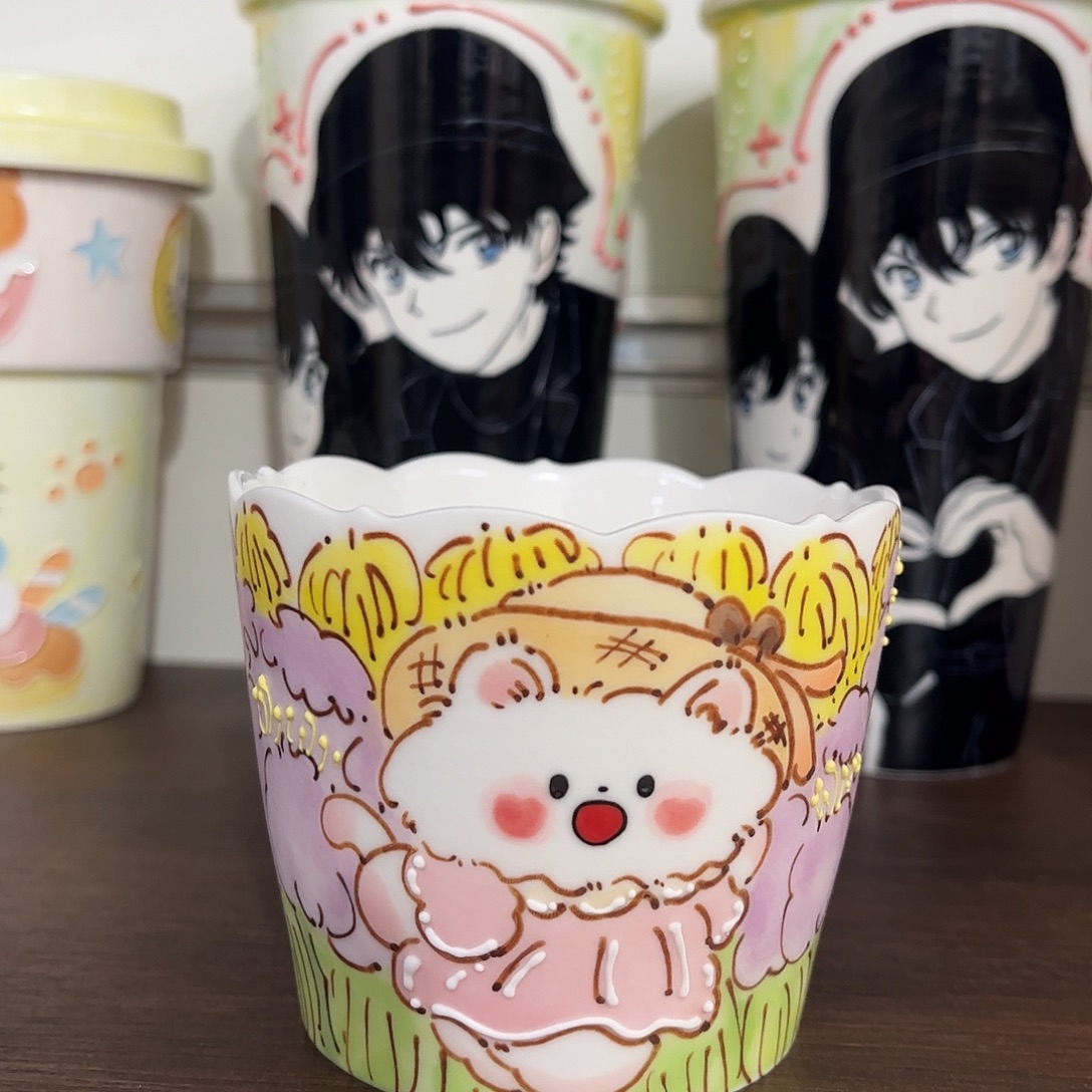 摆件陶景德镇手工手绘西西创意陶瓷设计师款