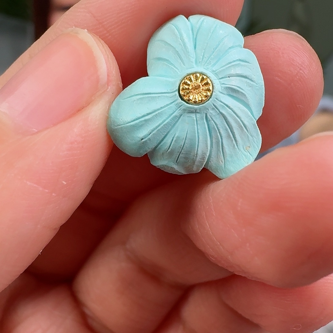 绿松石珠宝奇石未镶嵌