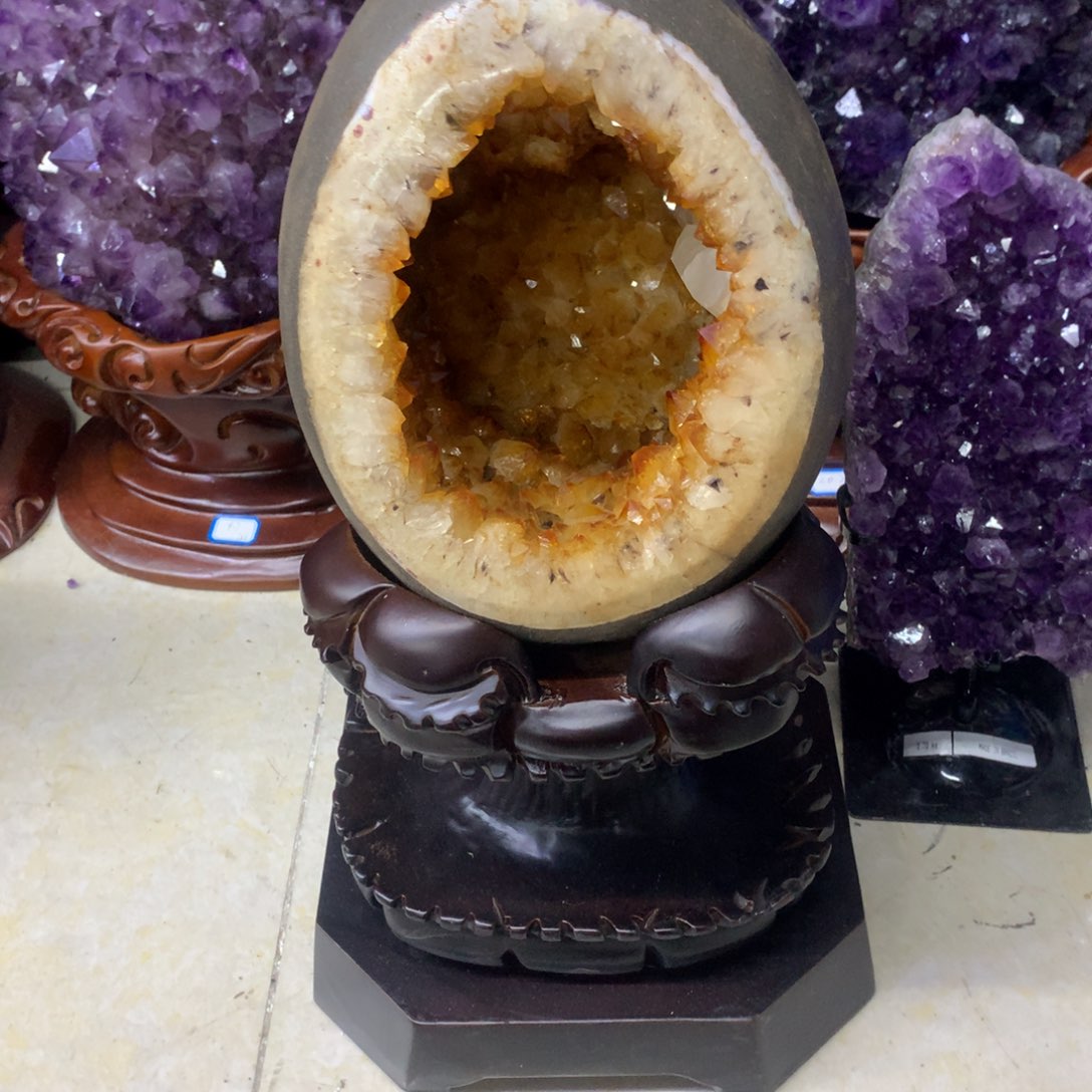 未镶嵌大型摆件（非配饰）紫晶小葛