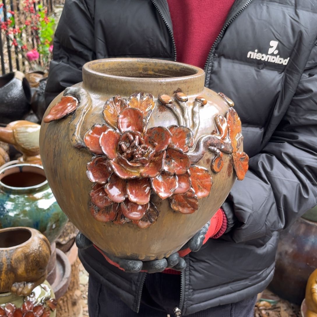 红陶高26口16有孔