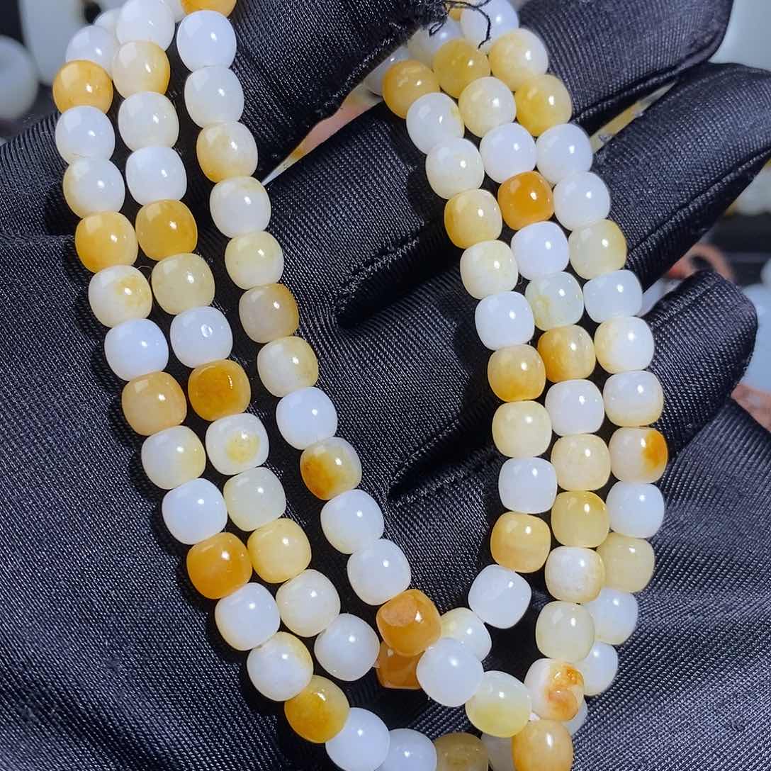 和田玉套链未镶嵌