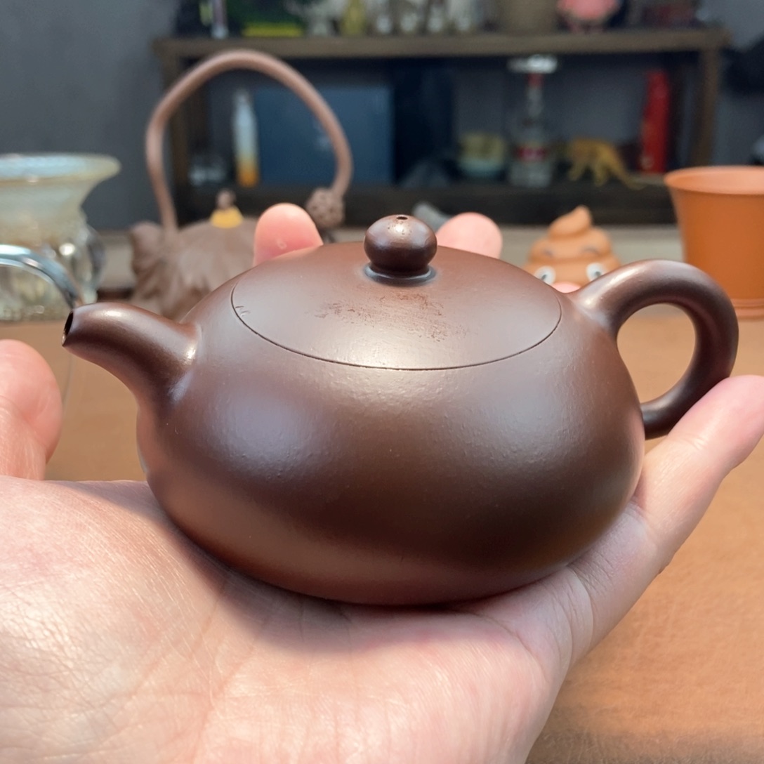 紫砂茶壶半月紫砂壶