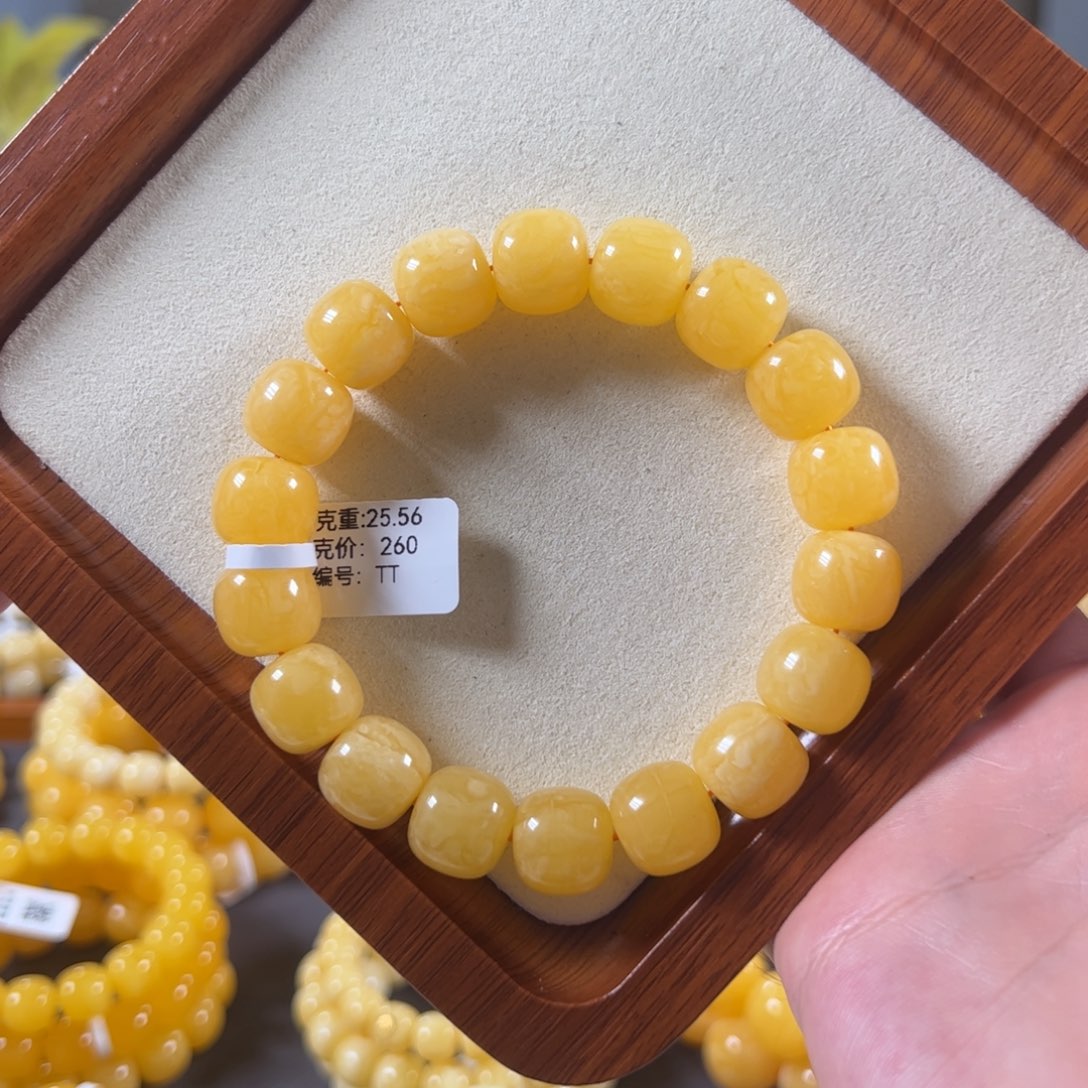 裸石蜜蜡未镶嵌13mm焦皮满蜡橘底花同料老型tt