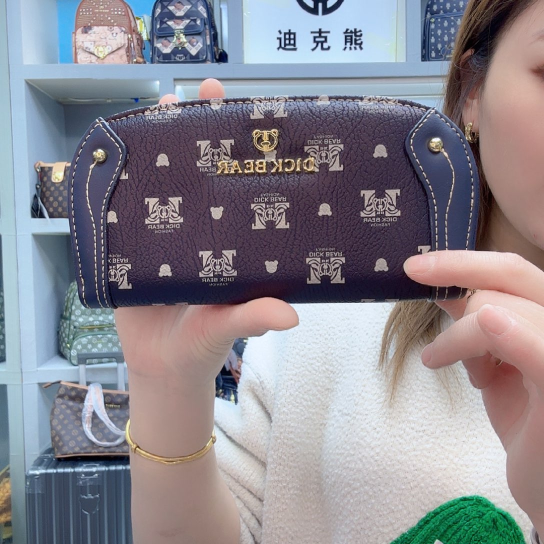 PVC0063M蓝手拿包钱包