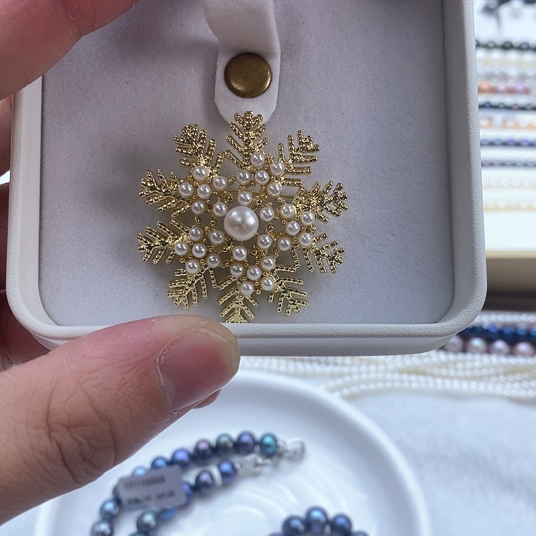 海水珍珠颈饰银S925镶嵌