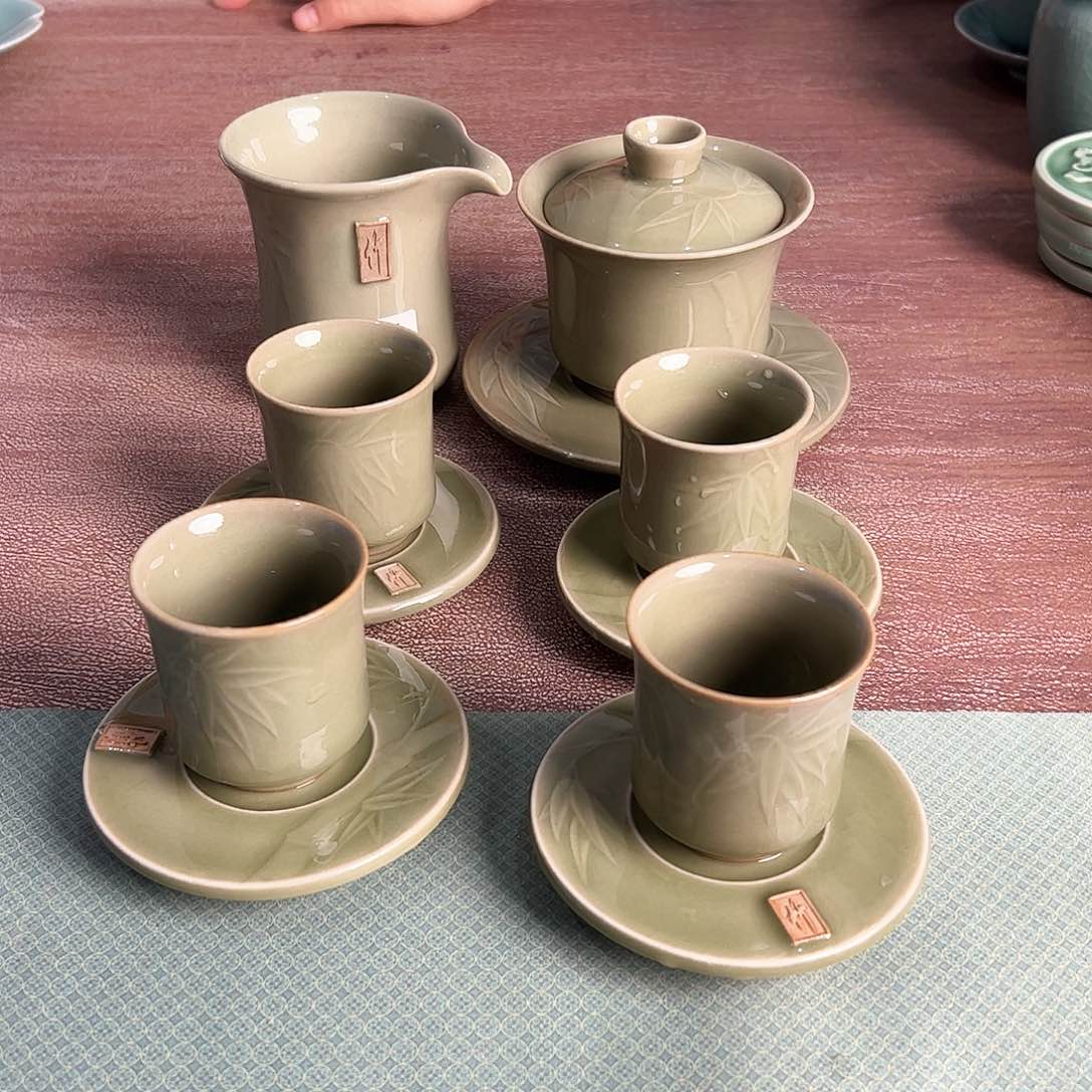 云间青瓷小米茶器龙泉