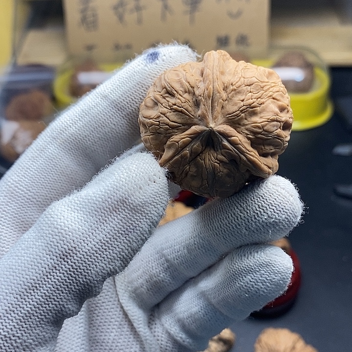 江***辞吊坠文玩核桃黄不退不换