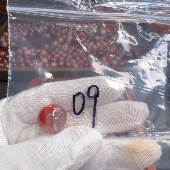 南红玛瑙未镶嵌配饰09号15.3mm