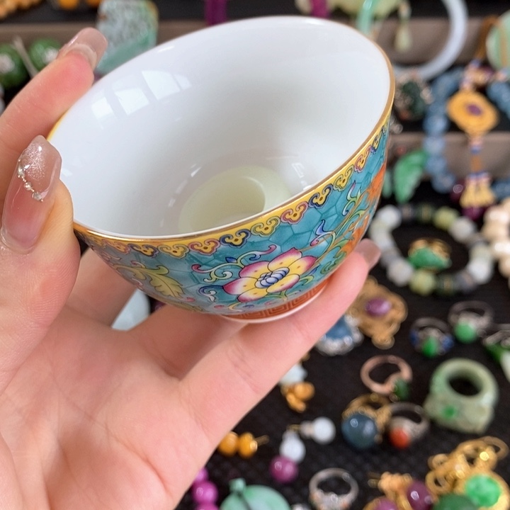 莱***儿杯瓷器杯子漂亮漂亮