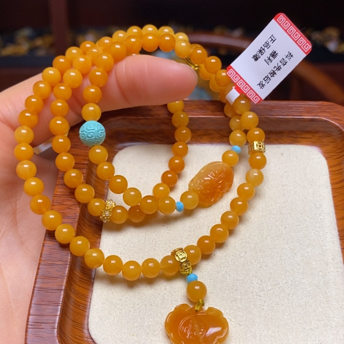 【闪购商品】蜜蜡手链未镶嵌手串