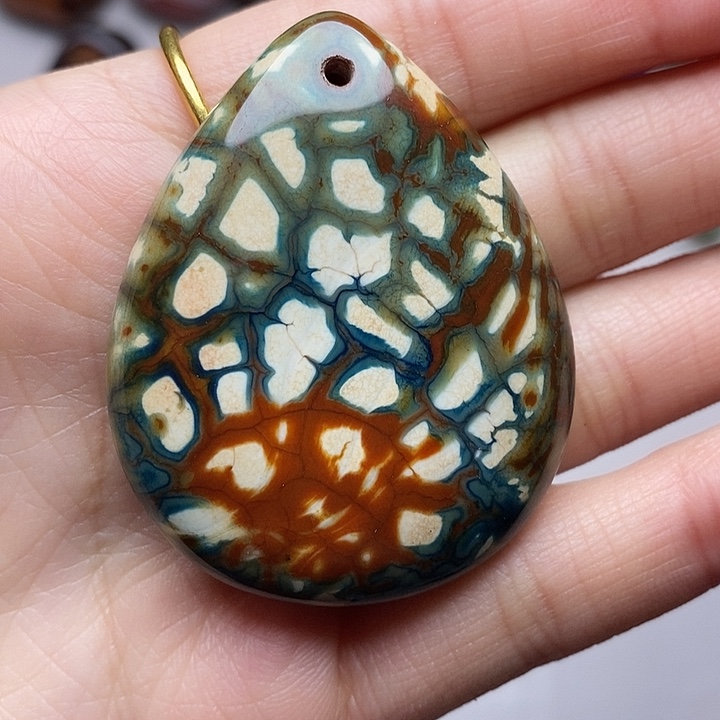 ****子玛瑙/玉髓未镶嵌吊坠(不含链)