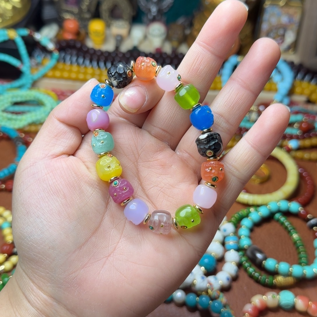 颈饰琉璃藏式108/藏式手串