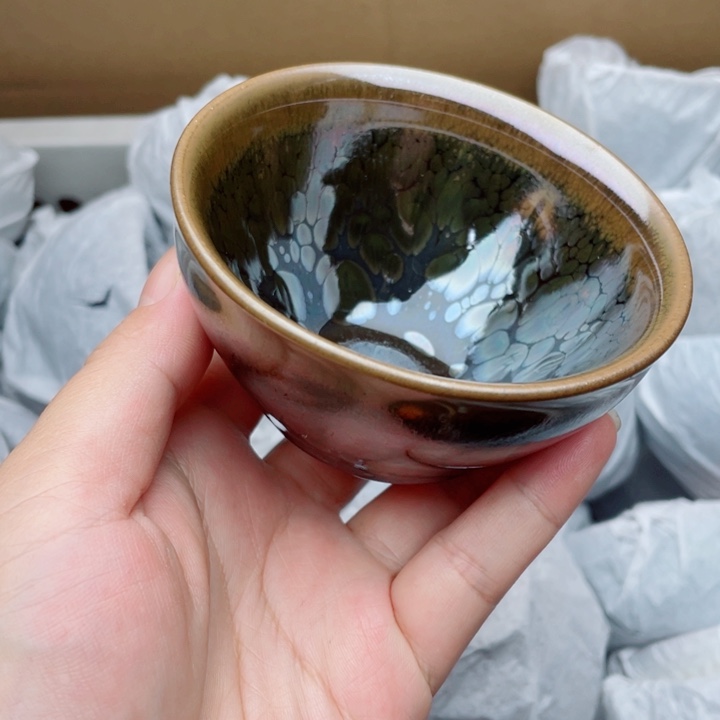 茶盏建窑建盏主人杯微瑕
