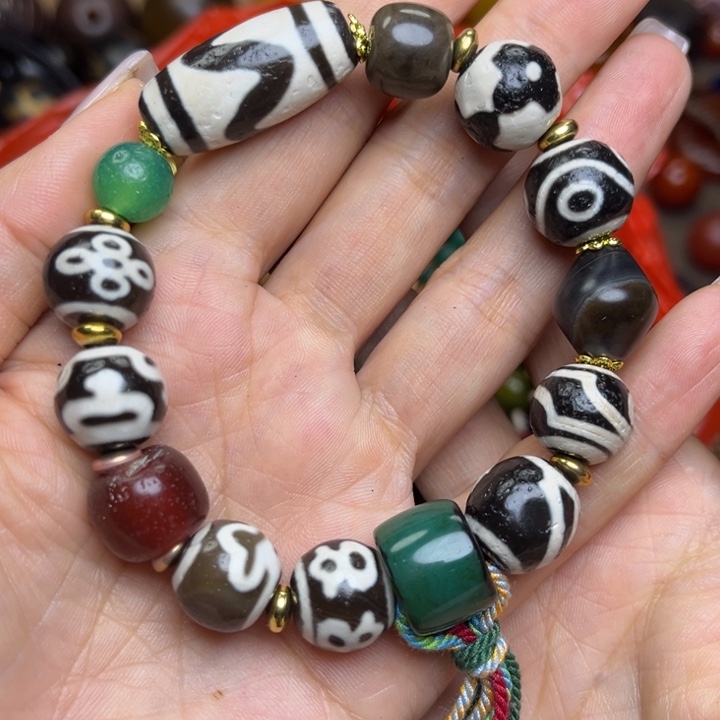 玛瑙/玉髓未镶嵌手链