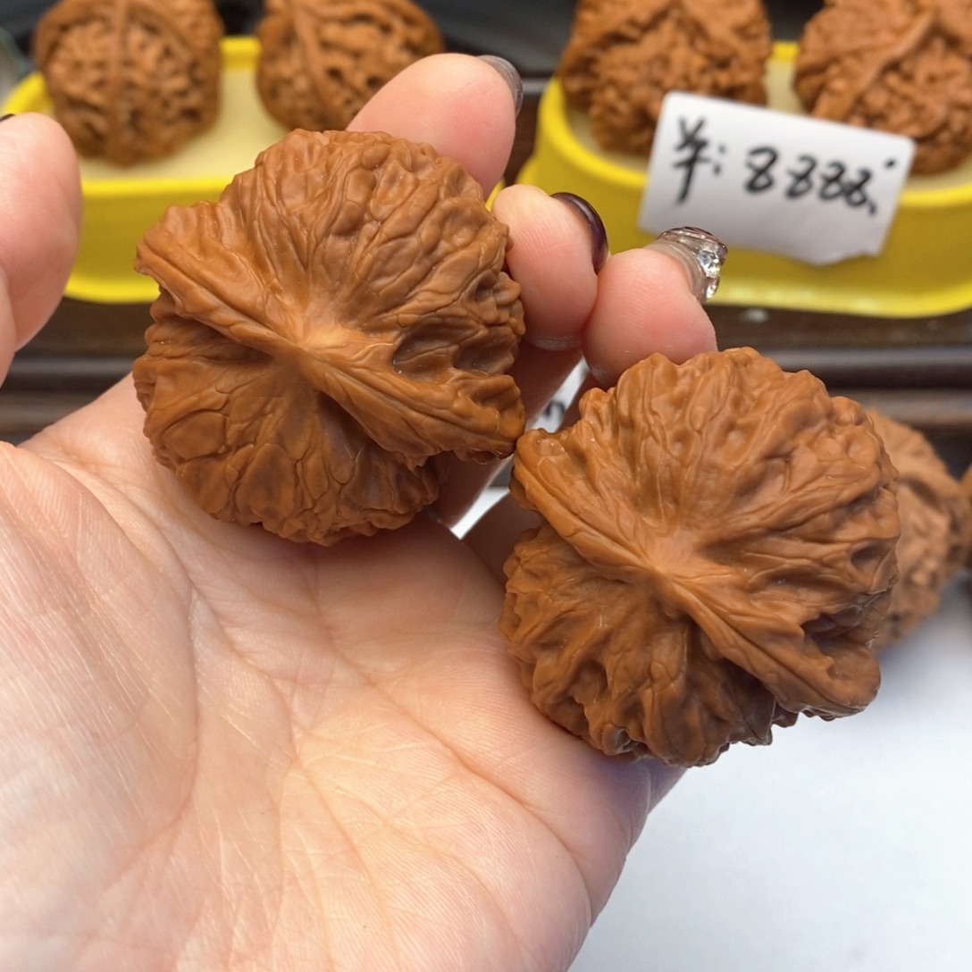 文玩核桃把件416号45尺金麒麟