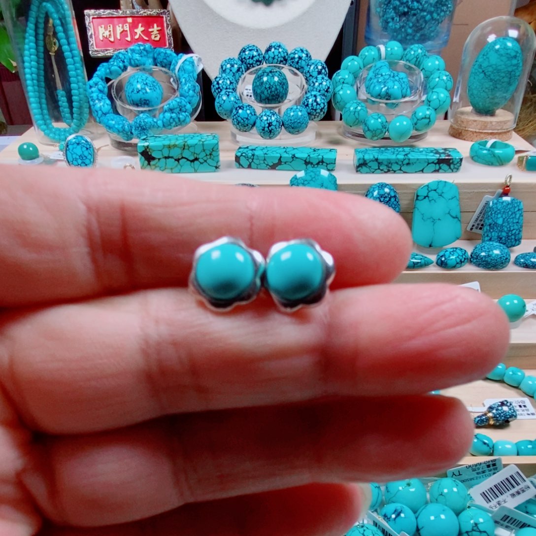 未镶嵌绿松石绿松石四*