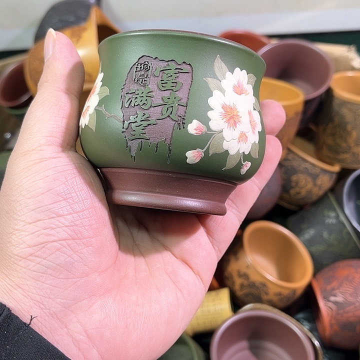 茶杯紫砂全手工紫砂主人杯