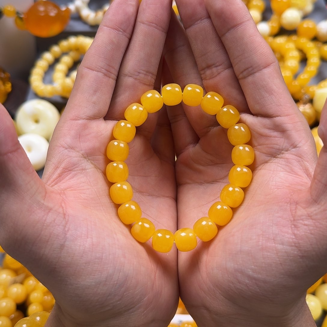 蜜蜡珠宝奇石未镶嵌同料老型11mm