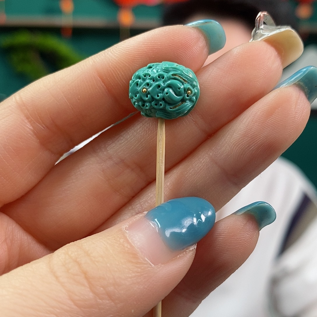 绿松石珠宝奇石未镶嵌