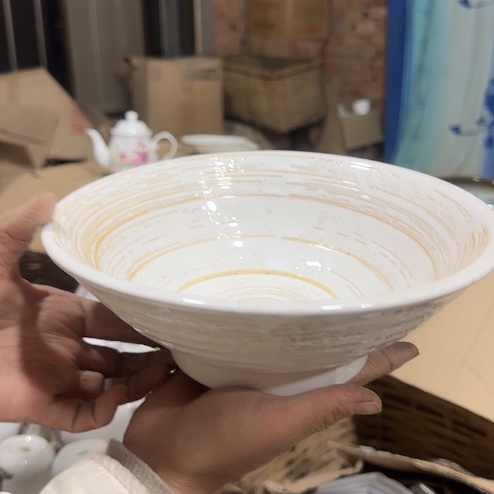 库存微瑕刷釉大碗