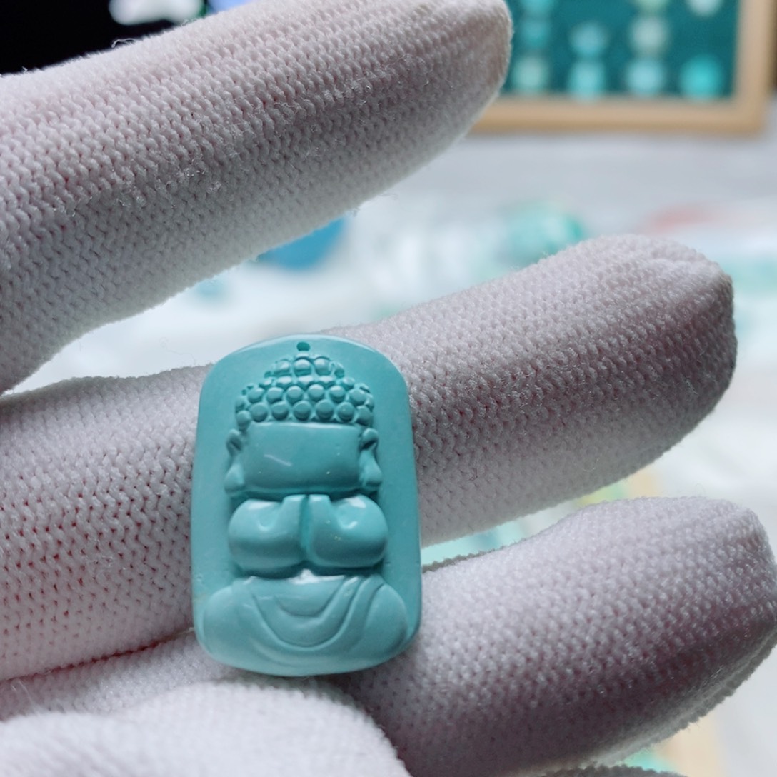 绿松石未镶嵌珠宝半成品