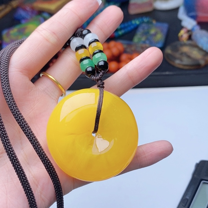 蜜蜡颈饰未镶嵌111套装