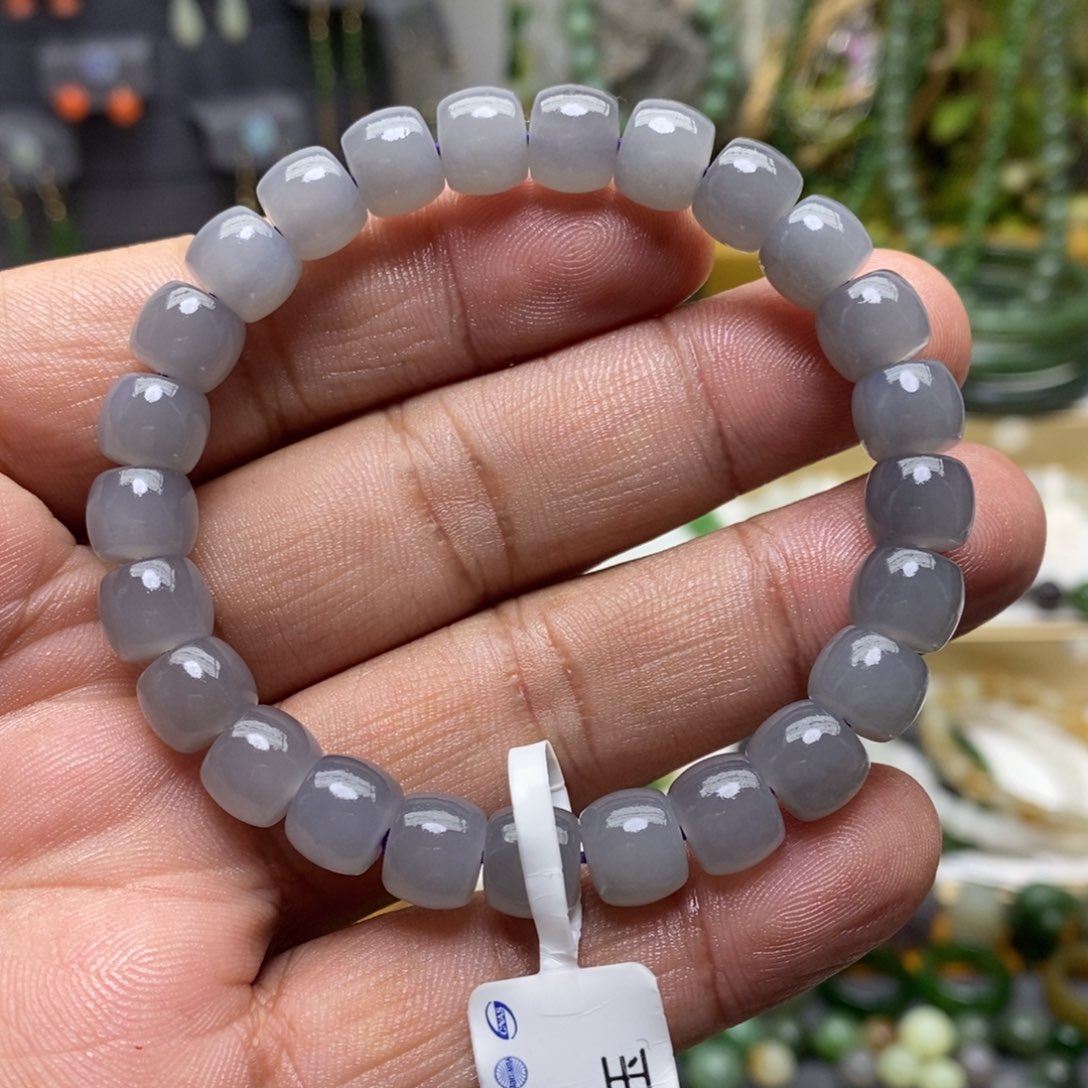 和田玉手链未镶嵌52