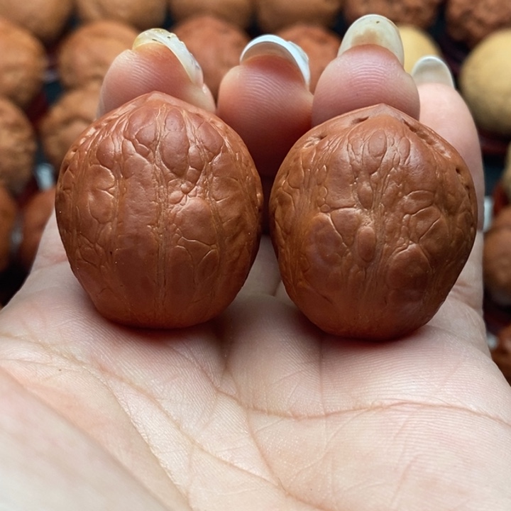 核桃精品文玩核桃手捻甲骨文