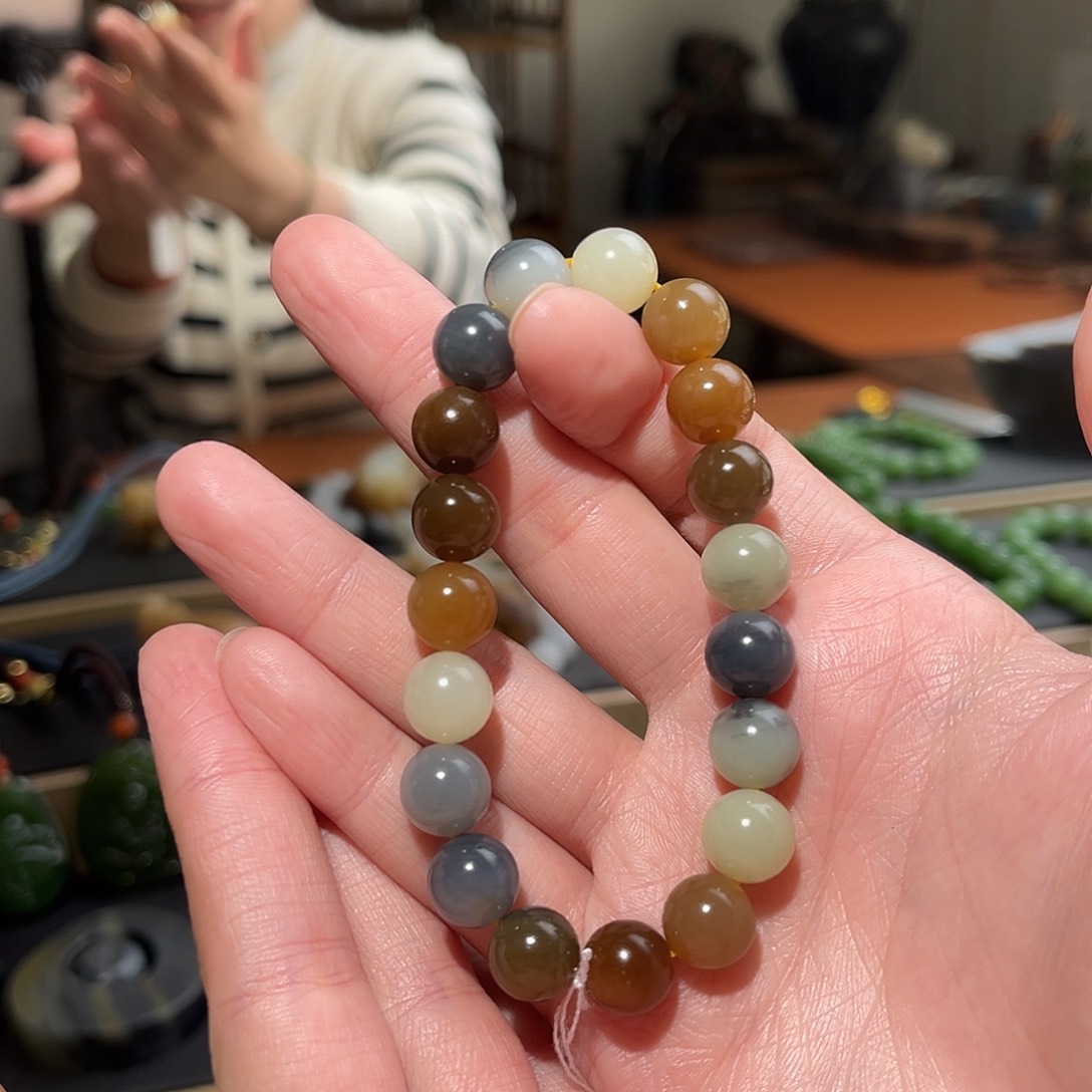 和田玉手链未镶嵌