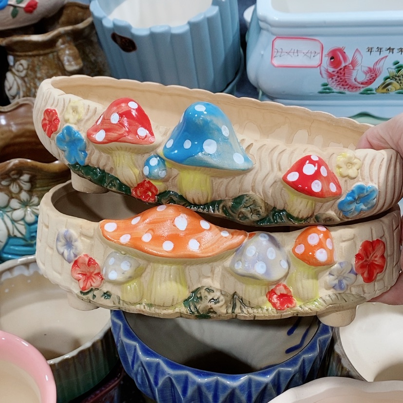 【闪购商品】陶瓷陶瓷花盆，多肉花盆