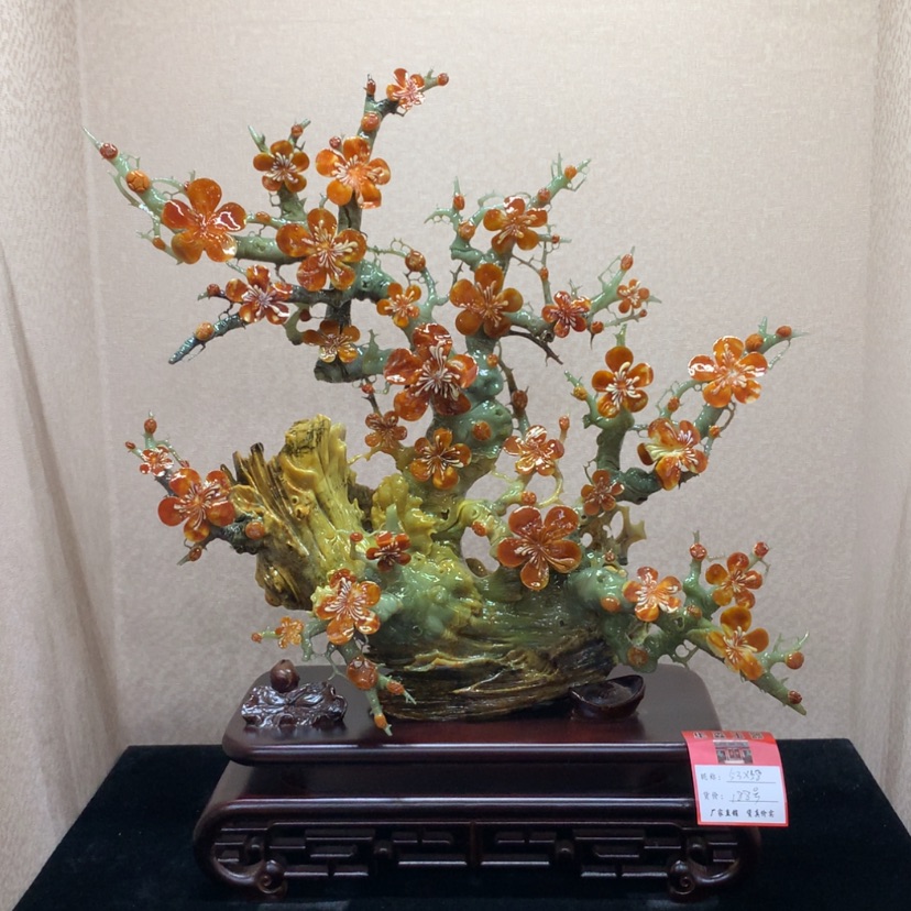 【闪购商品】蛇纹石玉摆件覆膜未镶嵌