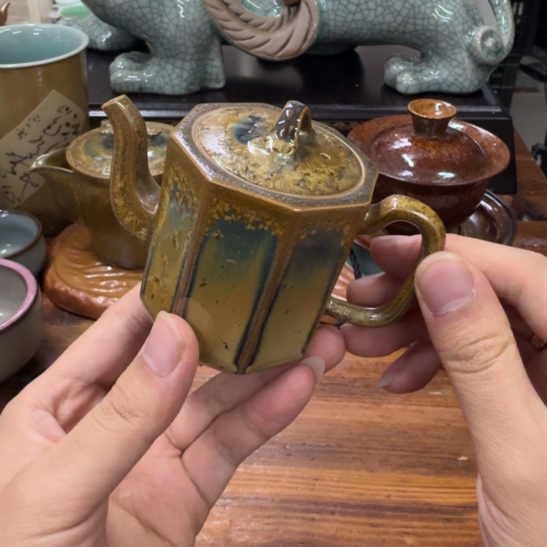 龙泉青瓷茶具微瑕9017
