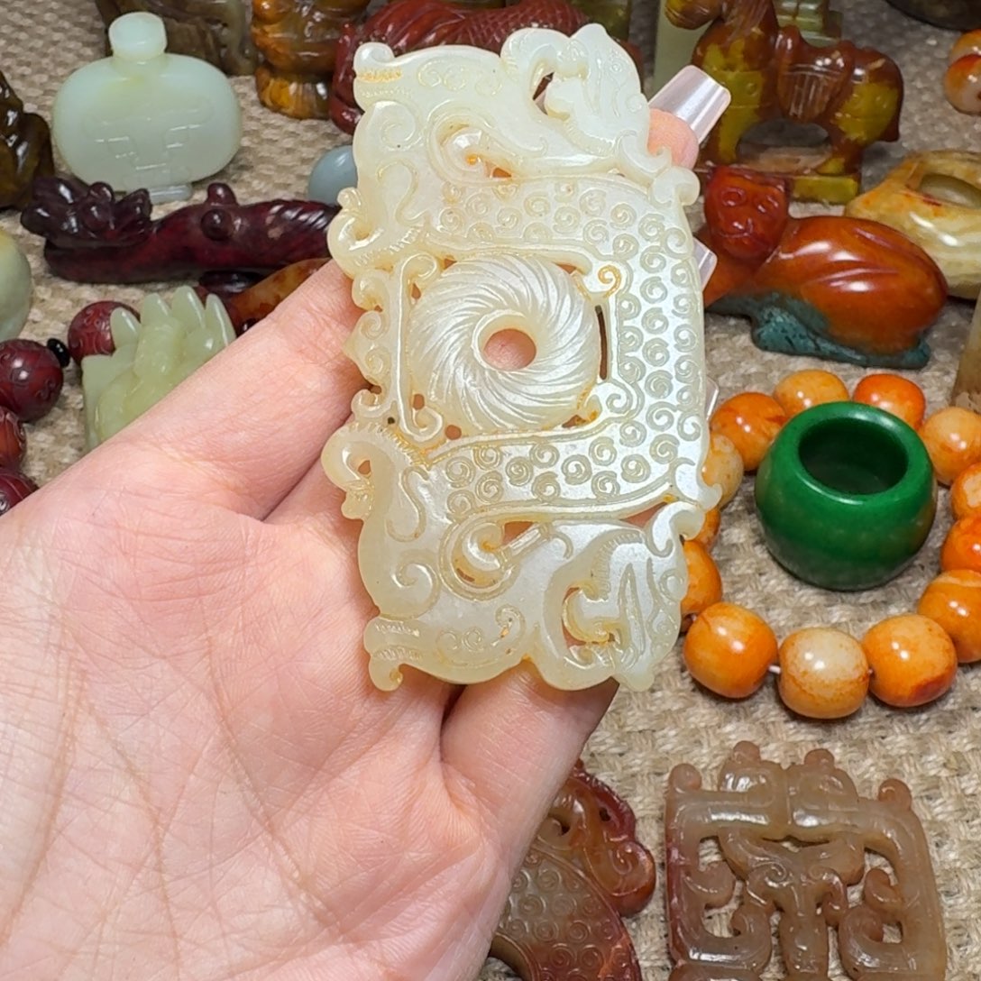 吊坠白玉菩提挂件