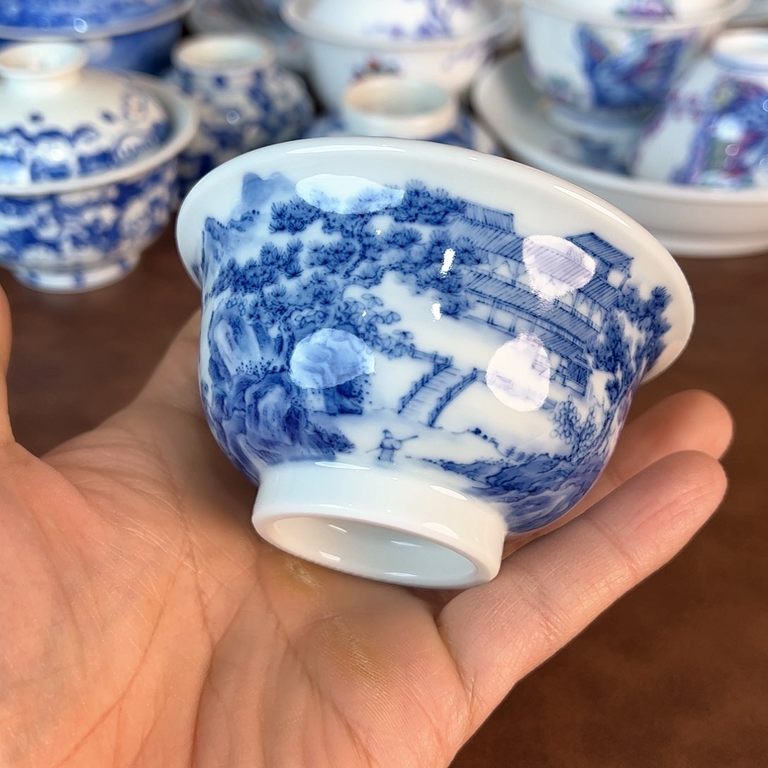 杯景德镇全手工手绘陶瓷