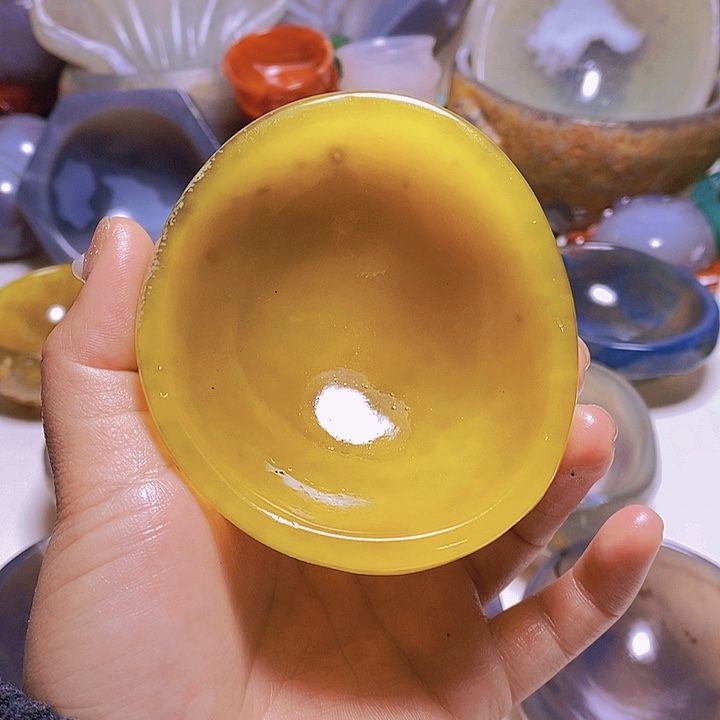 玛瑙/玉髓，未镶嵌喜*乐