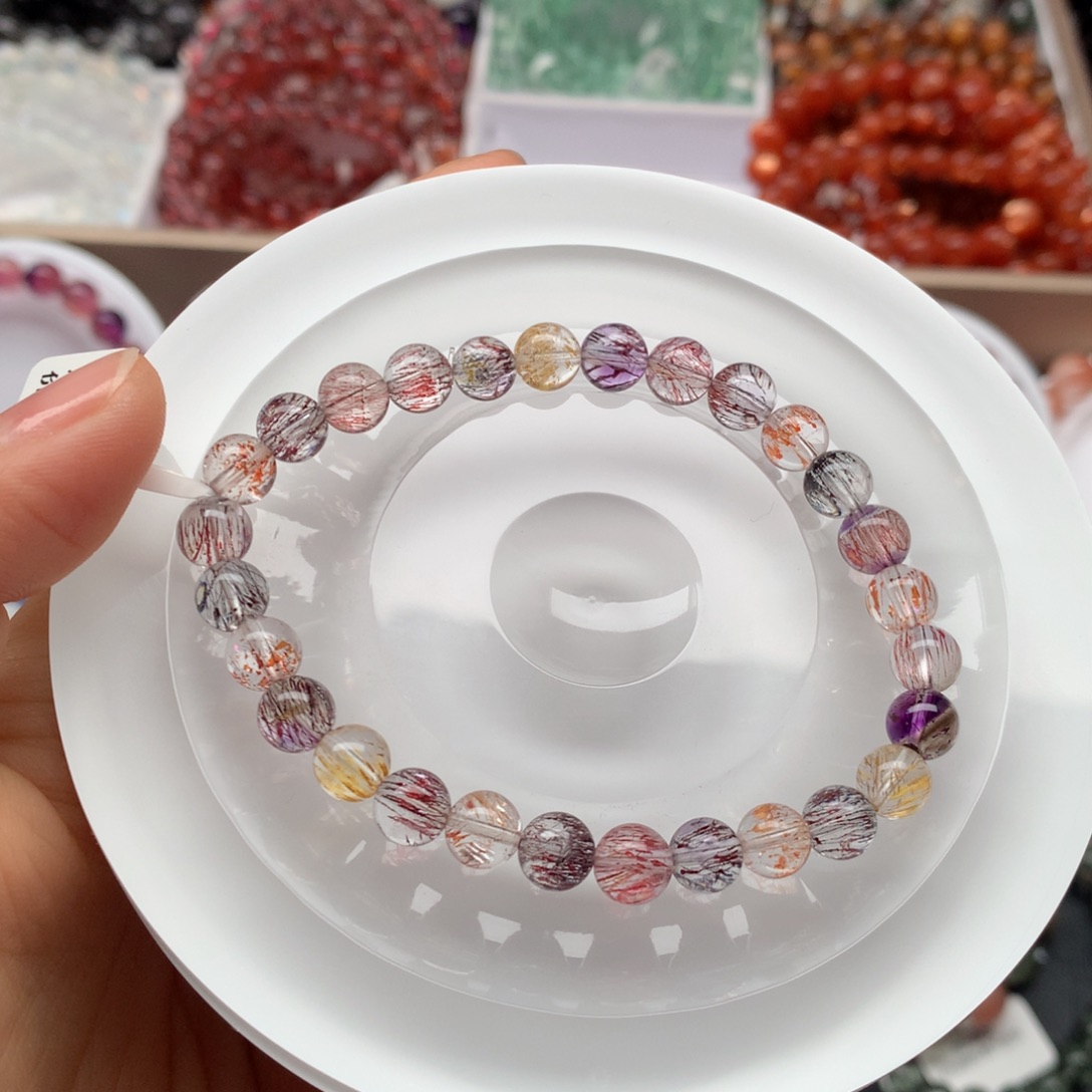 水晶手链未镶嵌糖果超七B6.5