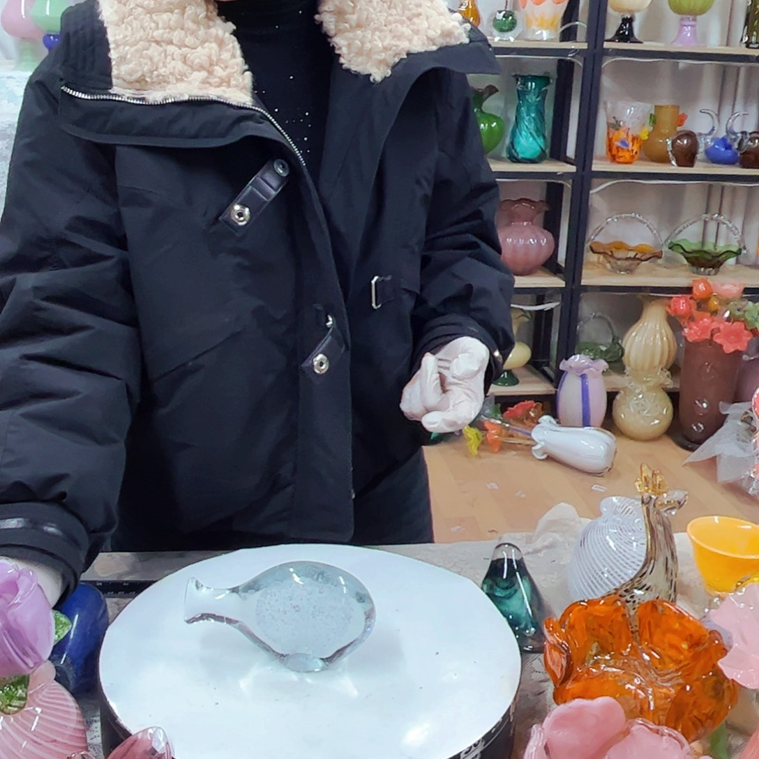 鱼福利琉璃工艺品