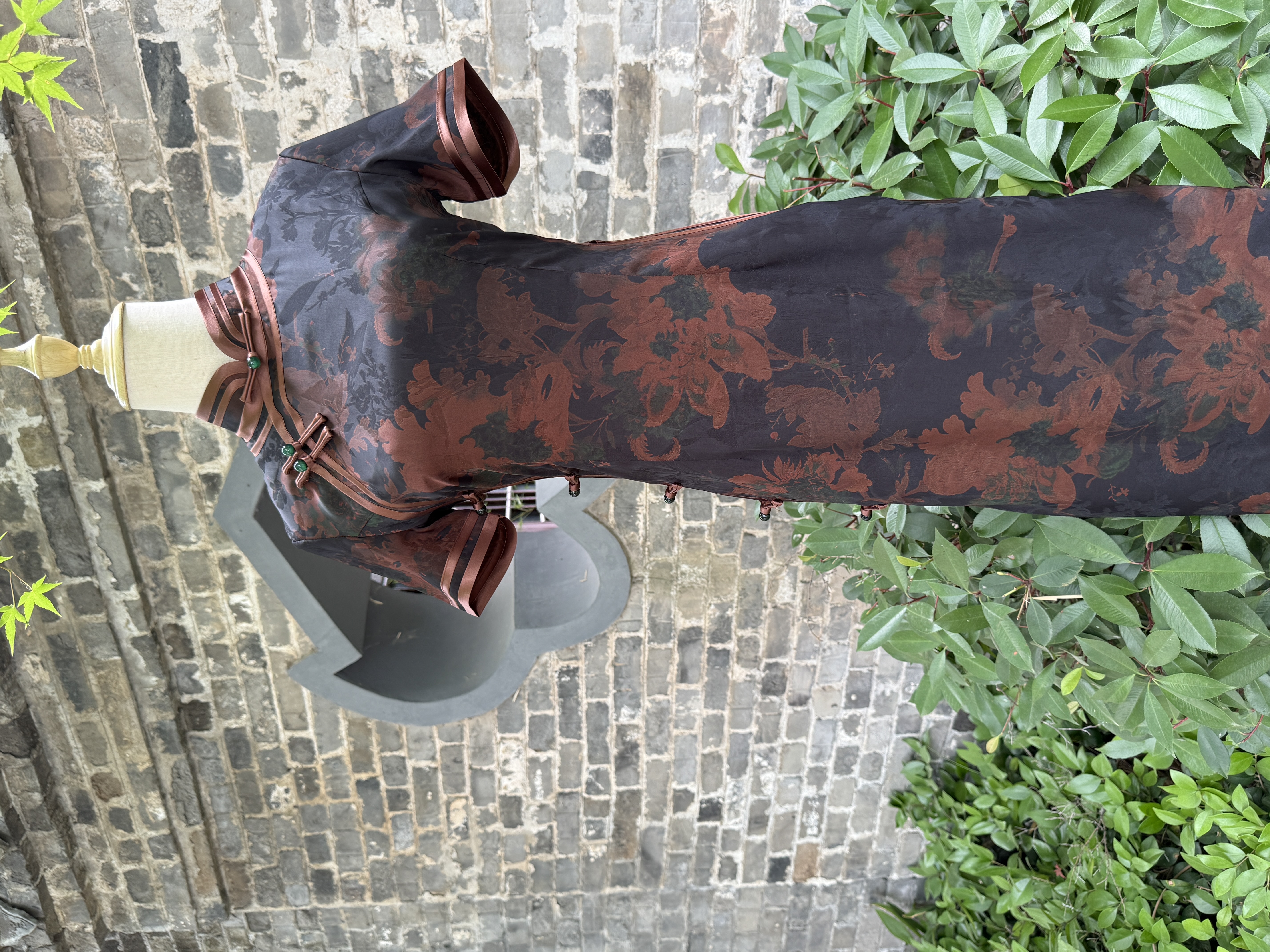 【倾心花语】2025年夏季新款复古百搭优雅大方日常旗袍