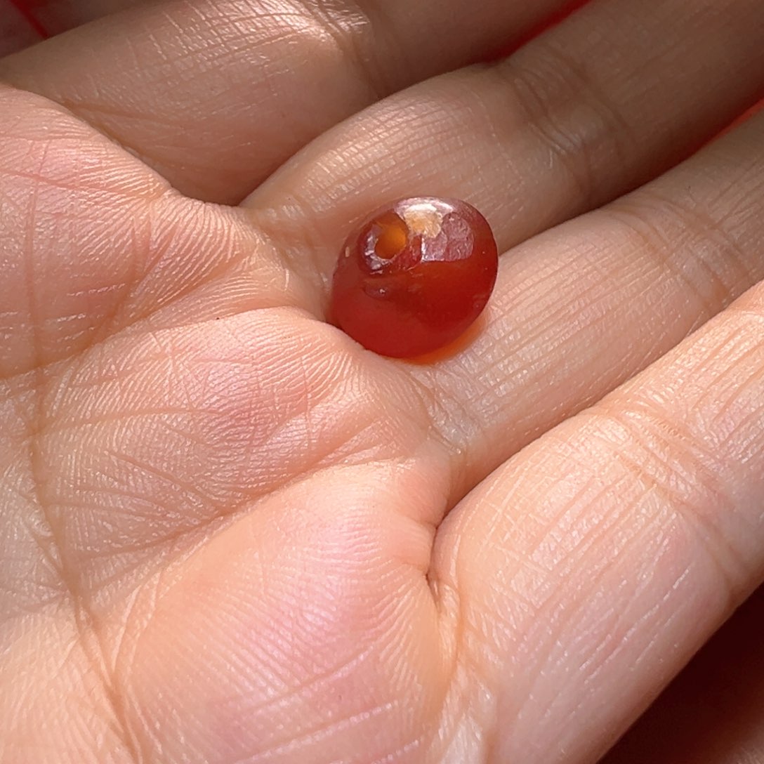 無***雲玛瑙/玉髓珠子未镶嵌