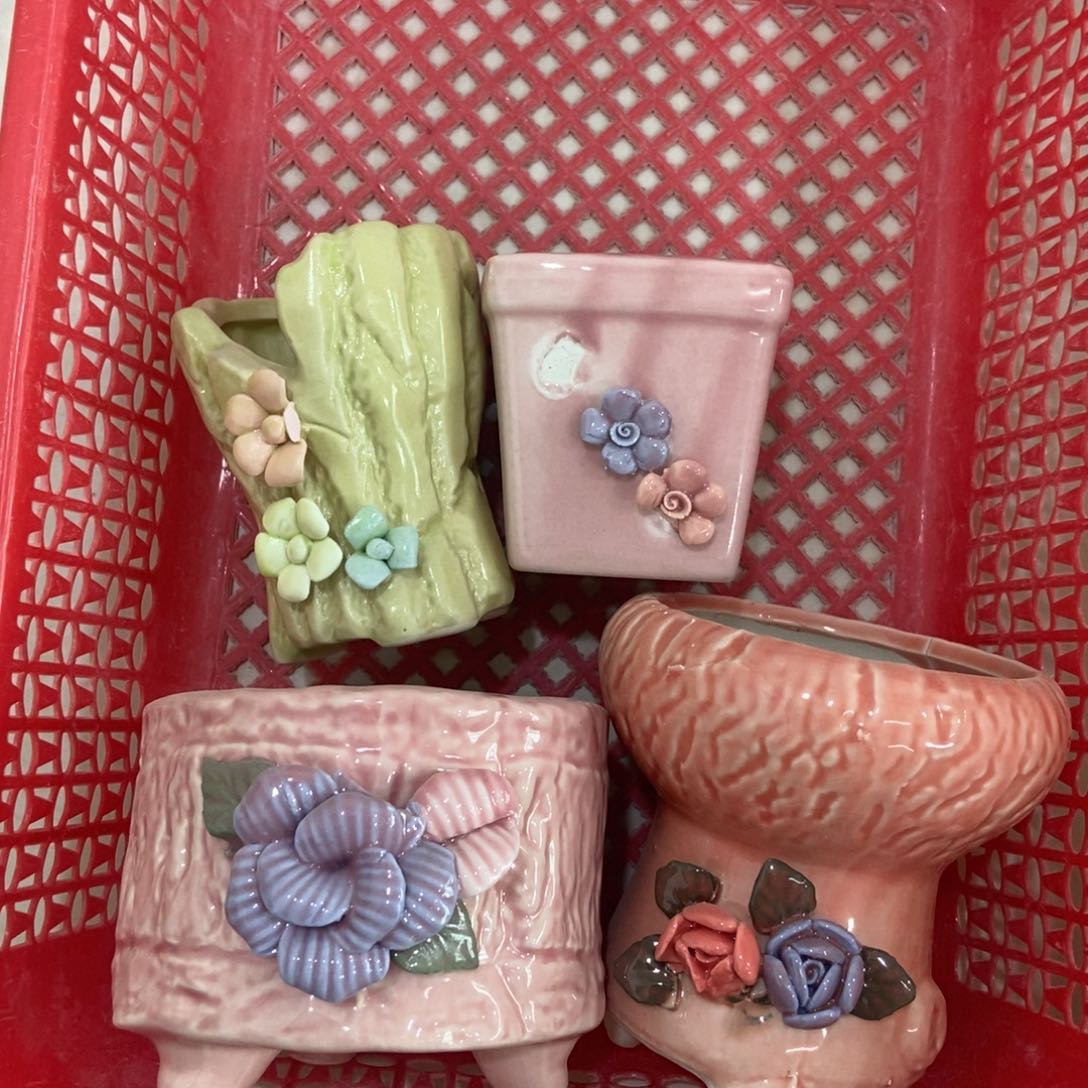 红陶微瑕高温陶瓷花盆