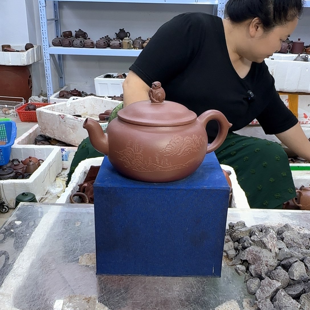 茶壶紫砂宜兴紫砂壶瑕疵