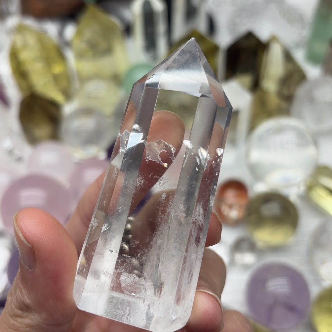 水晶未镶嵌珠宝半成品