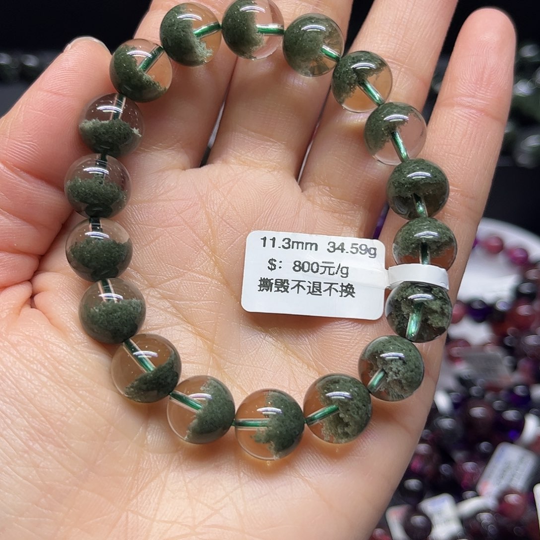 水晶手链未镶嵌迎手链