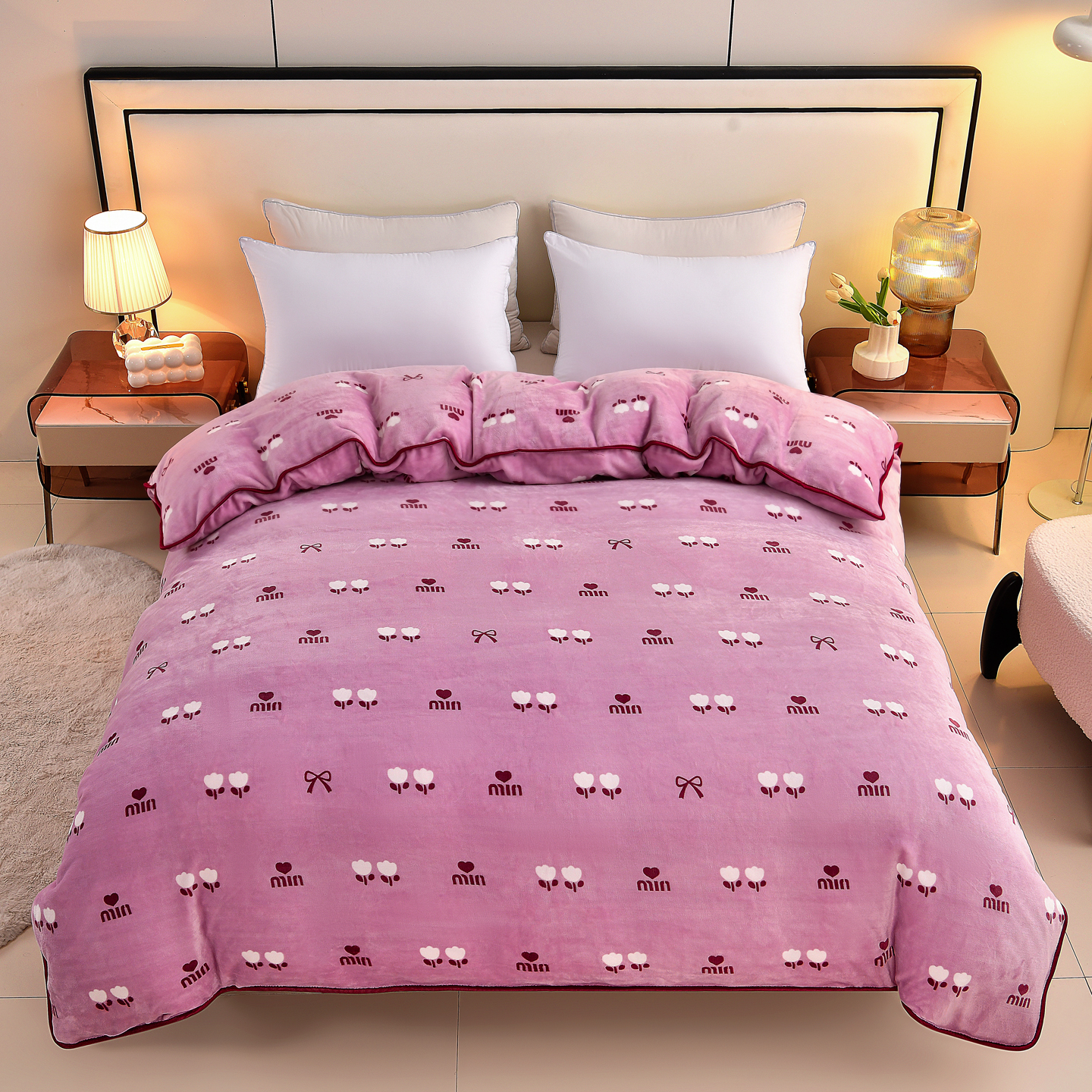 【牛奶绒单件被套】冬季加厚保暖牛奶绒双面绒学生单人双人被套