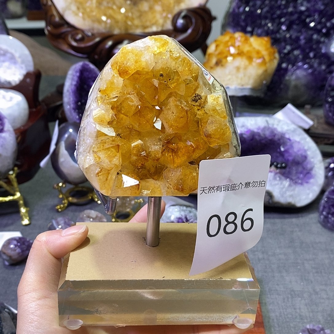 紫晶未镶嵌珠宝半成品