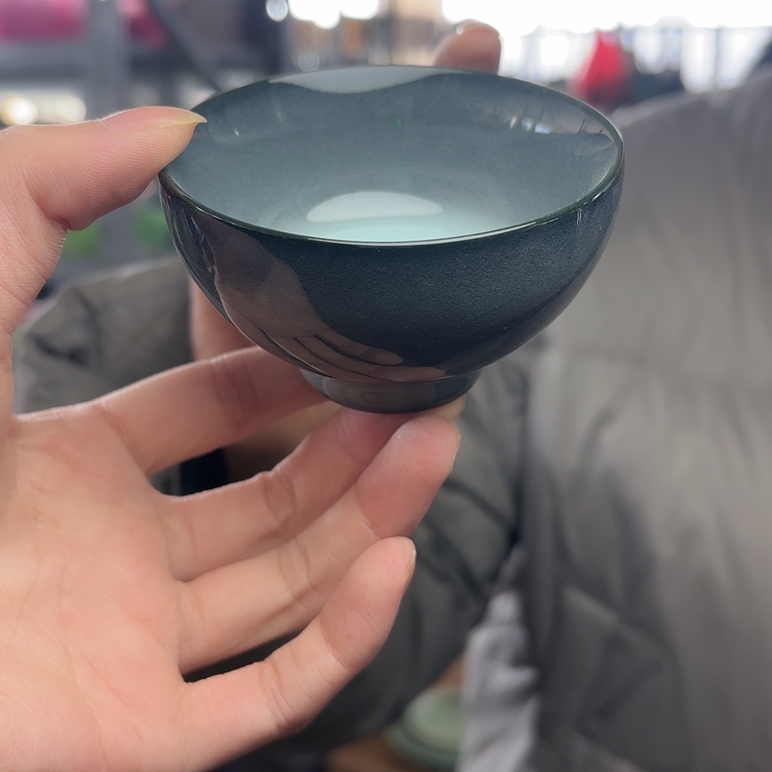龙泉云间青瓷小米茶器