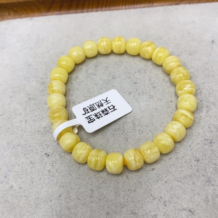 蜜蜡未镶嵌裸石串